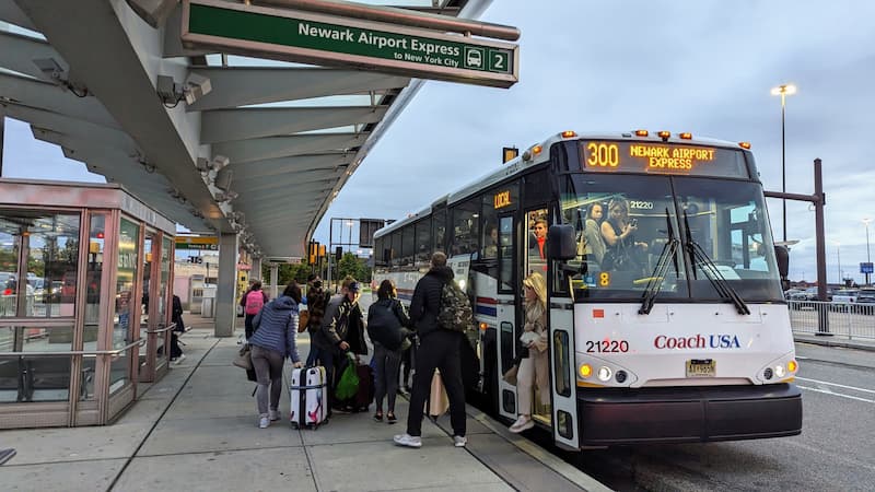Newark Airport Express bus