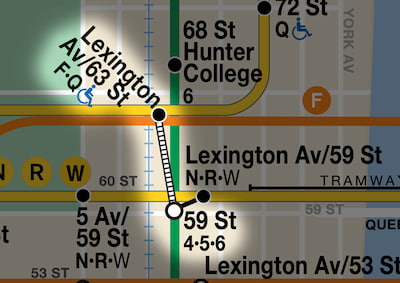 Out of system subway transfer
