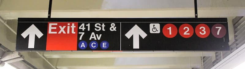 Subway signs